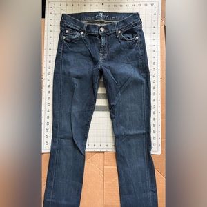 7 For All Mankind, women’s size 25 skinny blue jeans